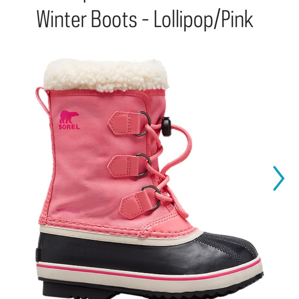 Sorel pink in color new in box
